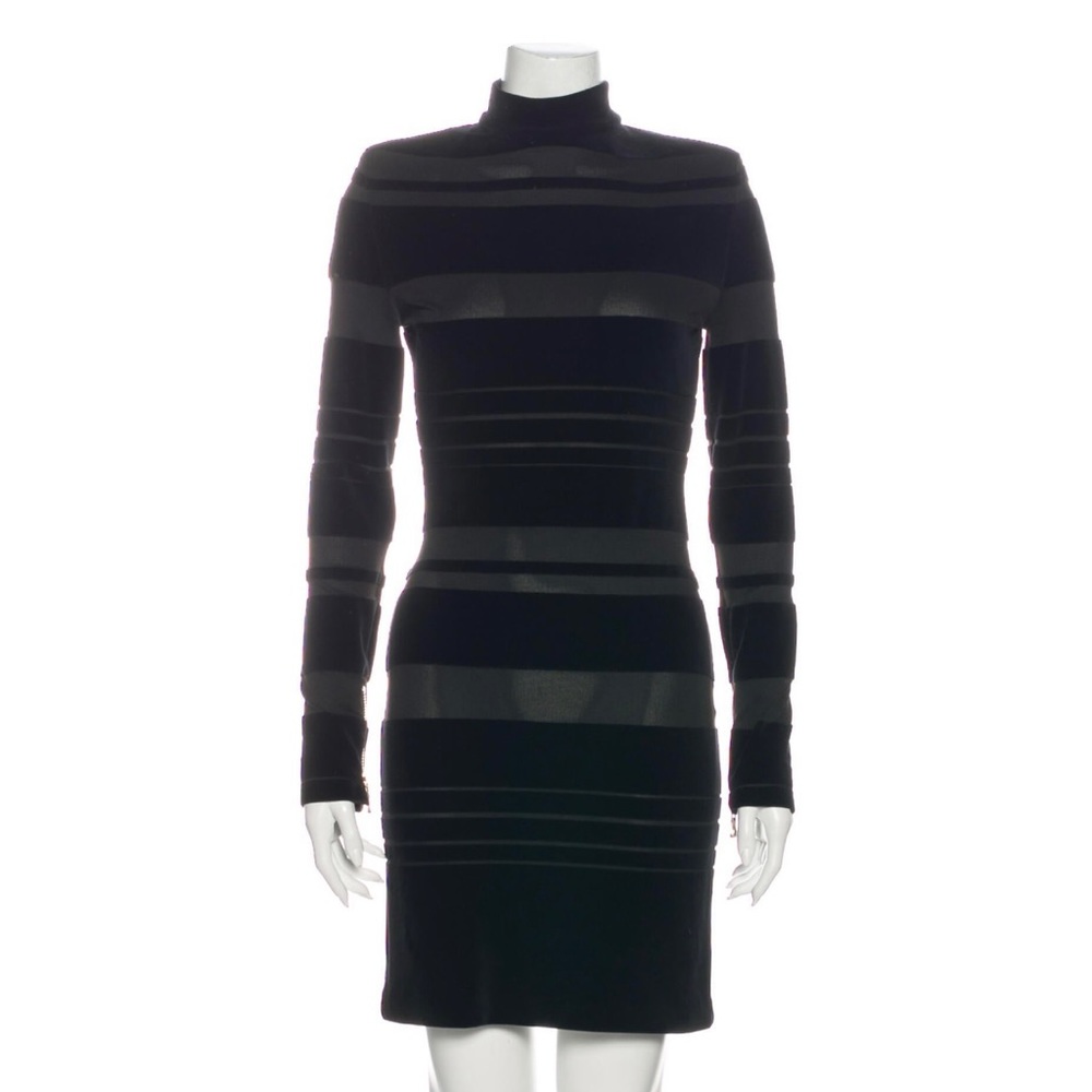 Balmain Striped Mini Dress